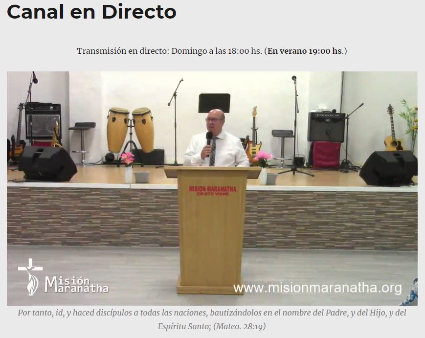 Culto Dominical 12-09-2021 – Misión Maranatha – Paiporta – Valencia – España