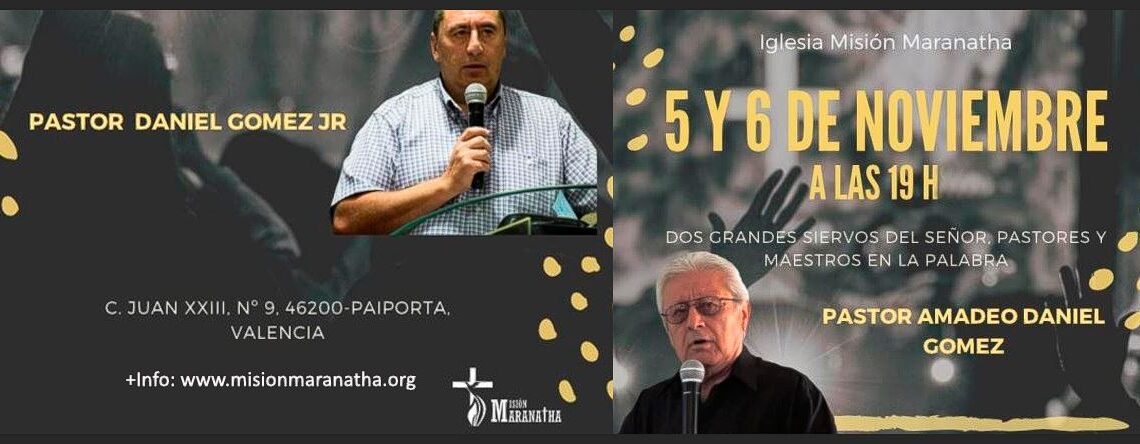 Dos veladas de edificación, Viernes 5 y Sábado 6 de Noviembre 2021