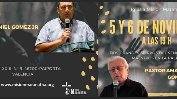 Dos veladas de edificación, Viernes 5 y Sábado 6 de Noviembre 2021